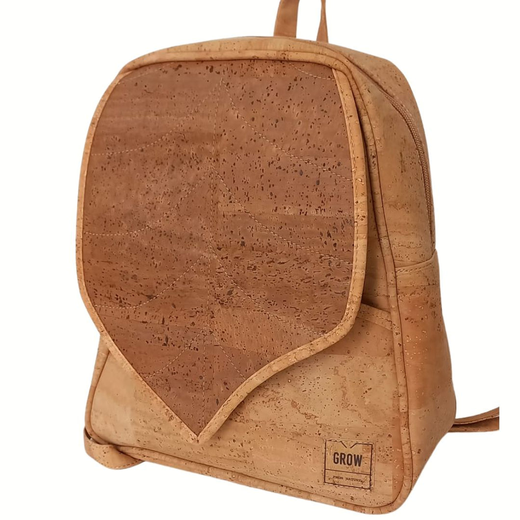 Leaf Cork Backpack, New Collection - Vegan Leather, FREE SHIPPING, Cork Bag, School Backpack ,Handmade, Eco-Friendly,